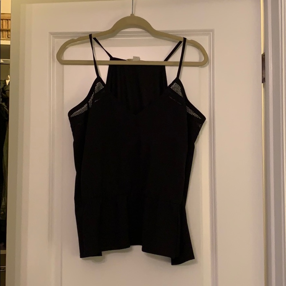 Cooper & Ella black long sleeve blouse